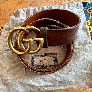 GG marmont belt worned only once
